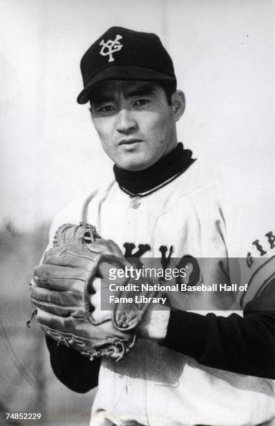 Yomiuri Giants player Shigeo Nagashima poses before a game.Shigeo Nagashima Yomiuri Giants 1958 to 1974 and was the most popular ball player in...