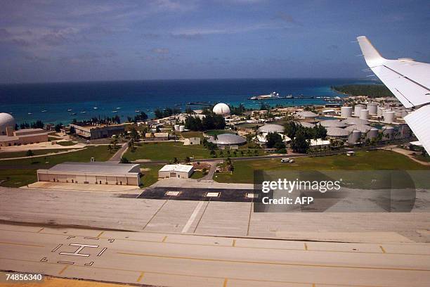 In this photo taken in 2006 shows the US Army's Kwajalein missile testing range in Kwajalein Atoll. The future of a US missile testing range in the...