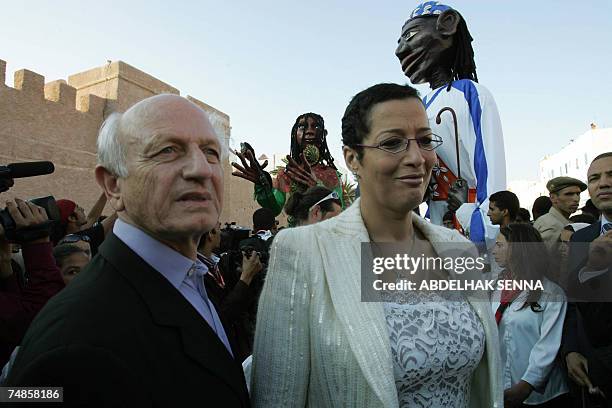 Advisor to Moroccan King Mohammed VI, Andre Azoulay , the founder of the World Music Festival of Essaouira, and the only woman mayor in Morocco, Asma...