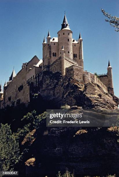 The Alcazar or castle in Segovia, circa 1960.