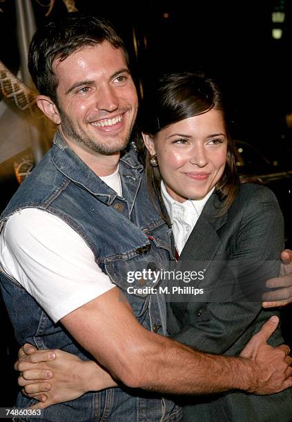 Tygh Runyan and Sarah Lind at the Grauman's Chinese Theater in Hollywood, California