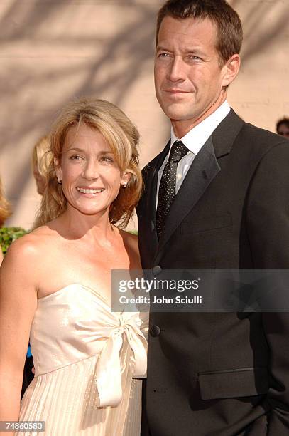 Erin O'Brien and James Denton at the Shrine Auditorium in Los Angeles, California