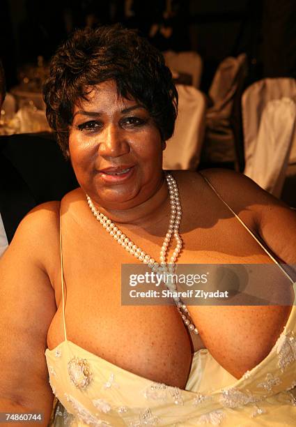 Aretha Franklin at the Radio One's 25th Anniversary Awards Dinner Gala at JW Marriot in Washington, DC.