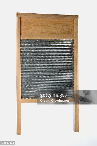 close-up of a washboard - washboard laundry stock pictures, royalty-free photos & images