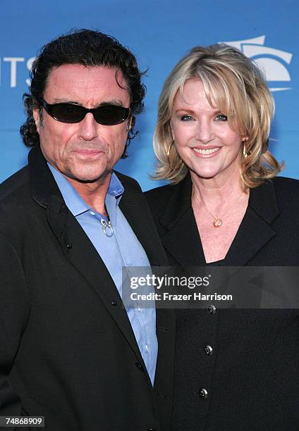 Actor Ian McShane and wife Gwen Humble arrive at the 8th Annual Hollywood Bowl Hall Of Fame Night honoring its Orchestra Founding Director John...