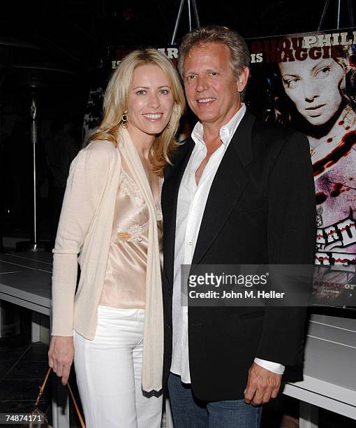 Kathrin Nicholson and Don Felder attend the Red Carpet LA Premiere of "The Wizard Of Gore" the Los Angeles Film Festival at the Majestic Crest...