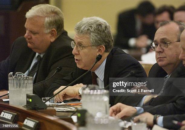 Robert C. Pozen, chairman of MFS Investment Management, during the Ways and Means hearing on social security. President Bush has adopted Pozen's...