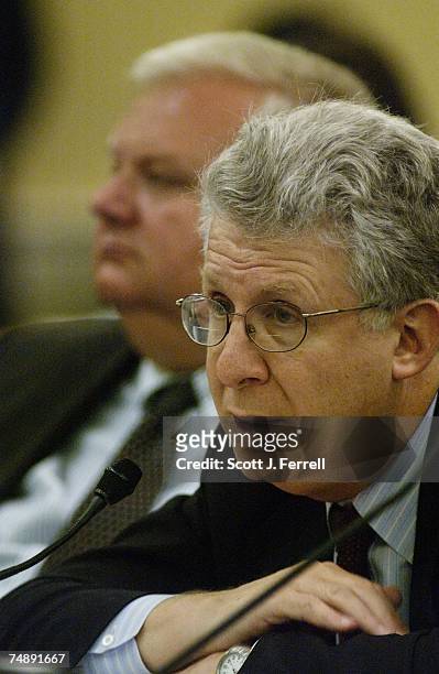 Robert C. Pozen, chairman of MFS Investment Management, during the Ways and Means hearing on social security. President Bush has adopted Pozen's...