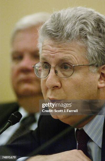 Robert C. Pozen, chairman of MFS Investment Management, during the Ways and Means hearing on social security. President Bush has adopted Pozen's...