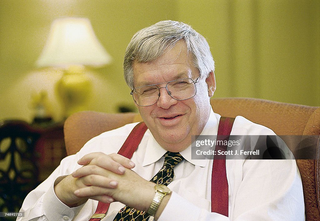 HASTERT--House Speaker J. Dennis Hastert, R-Ill., during an