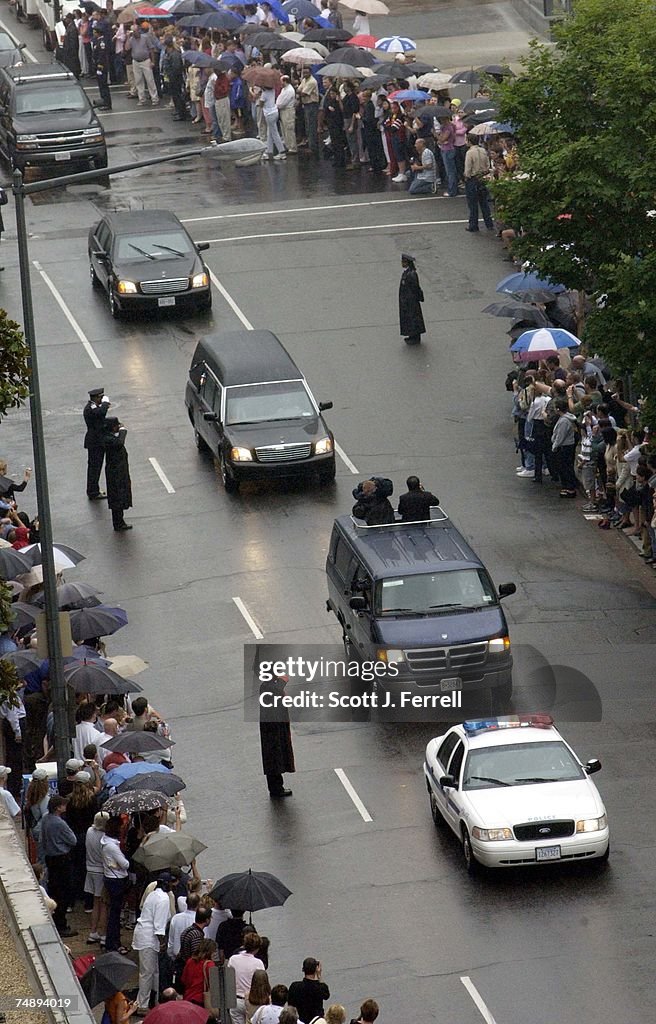 Reagan Funeral Motorcade