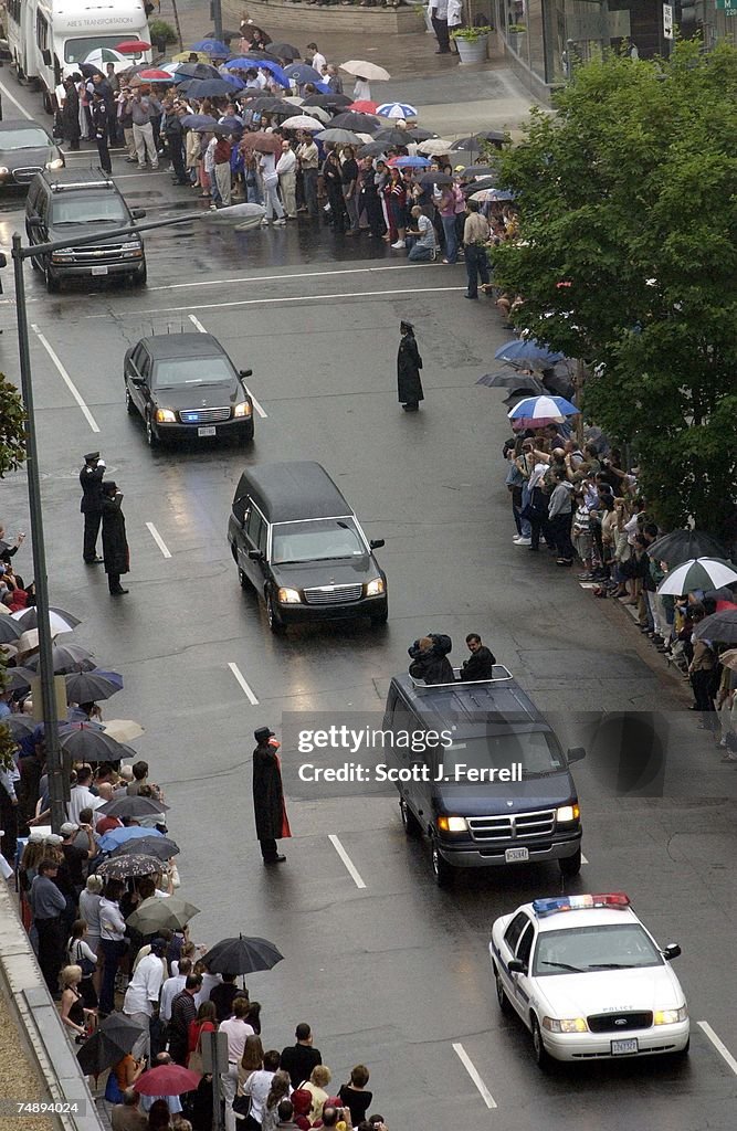 Reagan Funeral Motorcade