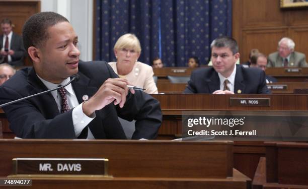 Artur Davis, D-Ala., during the House Financial Services markup of HR3574, the Stock Option Accounting Reform Act, that would block a Financial...