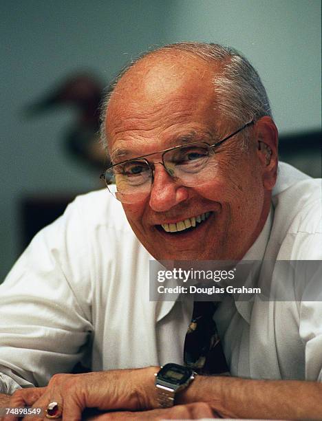 John D. Dingell,D-Mich.,in his office at Rayburn House Office Building.