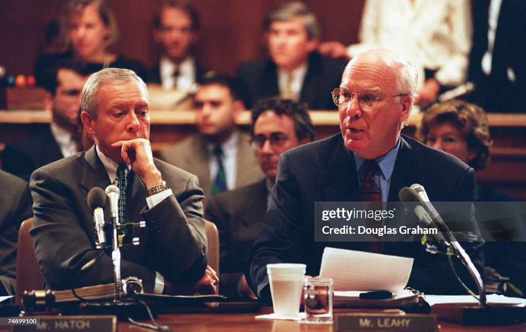 NOMINATION VOTE:Chairman Orrin G.Hatch,R-Utah,and Ranking Me