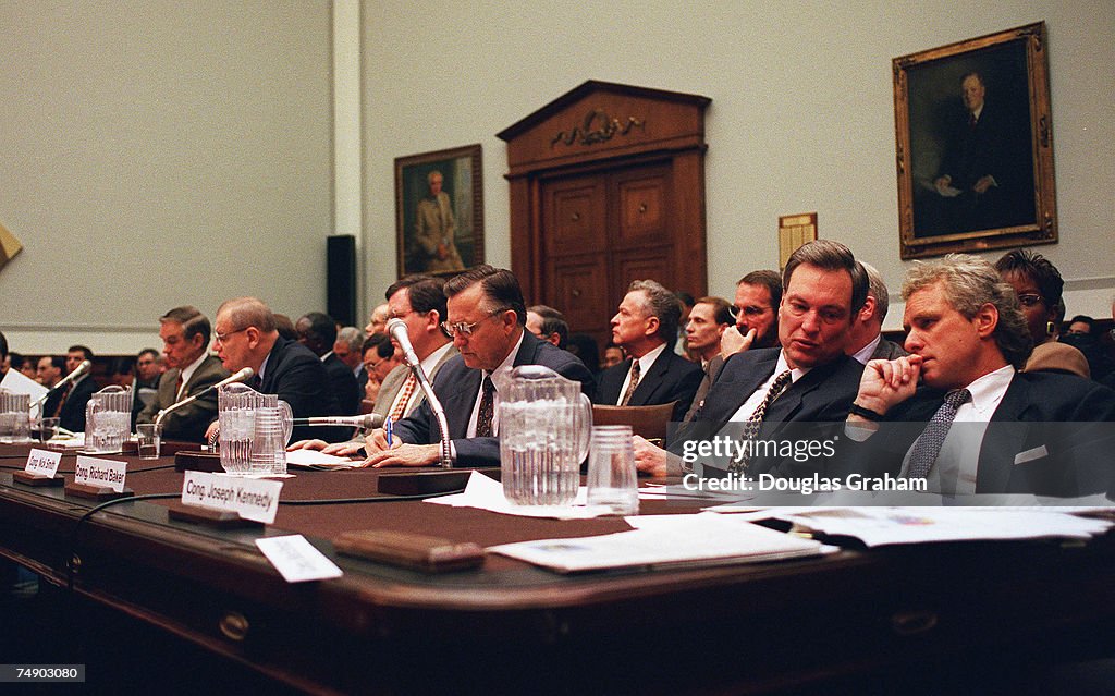BANKRUPTCY LEGISLATION HEARING--Witnesses Richard H. Baker,R