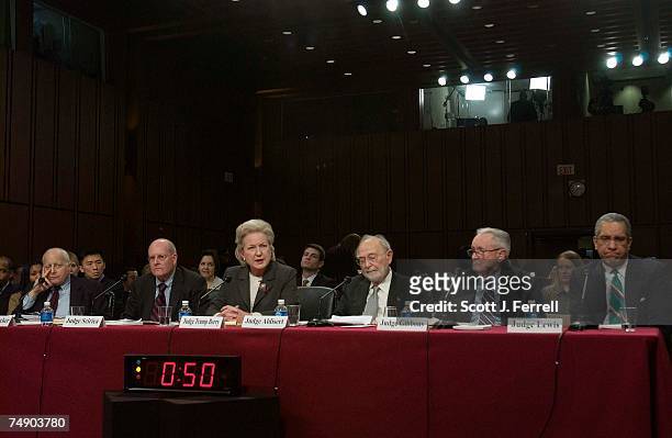 Testifying at the Senate Judiciary hearing on behalf of Judge Samual A. Alito Jr., to be an associate justice of the U.S. Supreme Court: U.S. Court...