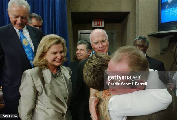 Debbie Smith, a domestic violence advocate and sexual assault survivor, and Kirk Bloodsworth, whose case was the first capital conviction to be...