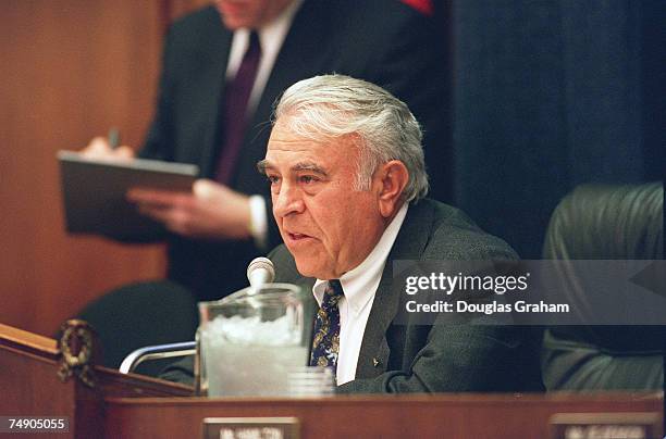 Chairman Benjamin A. Gilman,R-N.Y., during the hearing on U.S. Influence in the Caucasus region,including the New Independent States.