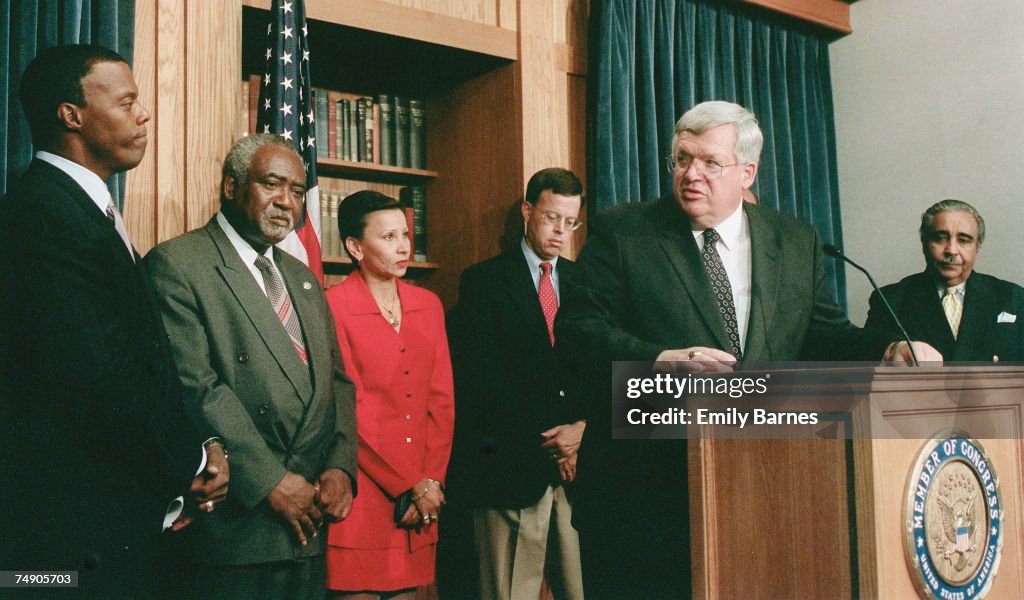 ANTI-POVERTY BILL--J.C. Watts, R-Okla., Danny K. Davis, D-Il