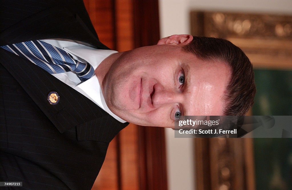 Michael R. Turner HOUSE--Rep. Michael R. Turner during a mock swearing in with House ...