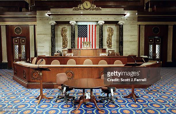 The Speaker's well on the House floor.