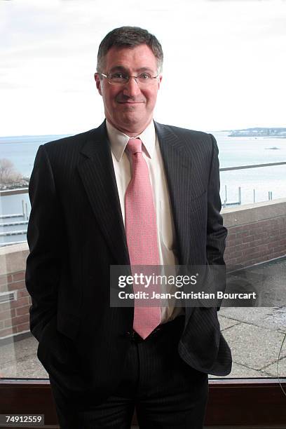 Glenn Britt, President and C.E.O. Of Time Warner Cable is poses for photo in his office on March 22, 2006 in Stamford, Connecticut.