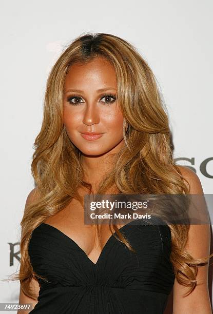 Recording artist Adrienne Bailon arrives to Zomba Label Group's Pre-BET Awards Party featuring Ciara held at Ritual Nightclub on June 25, 2007 in...