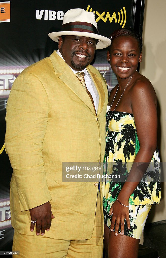Comedian Cedric the Entertainer and daughter Tiara Kyles arrive to