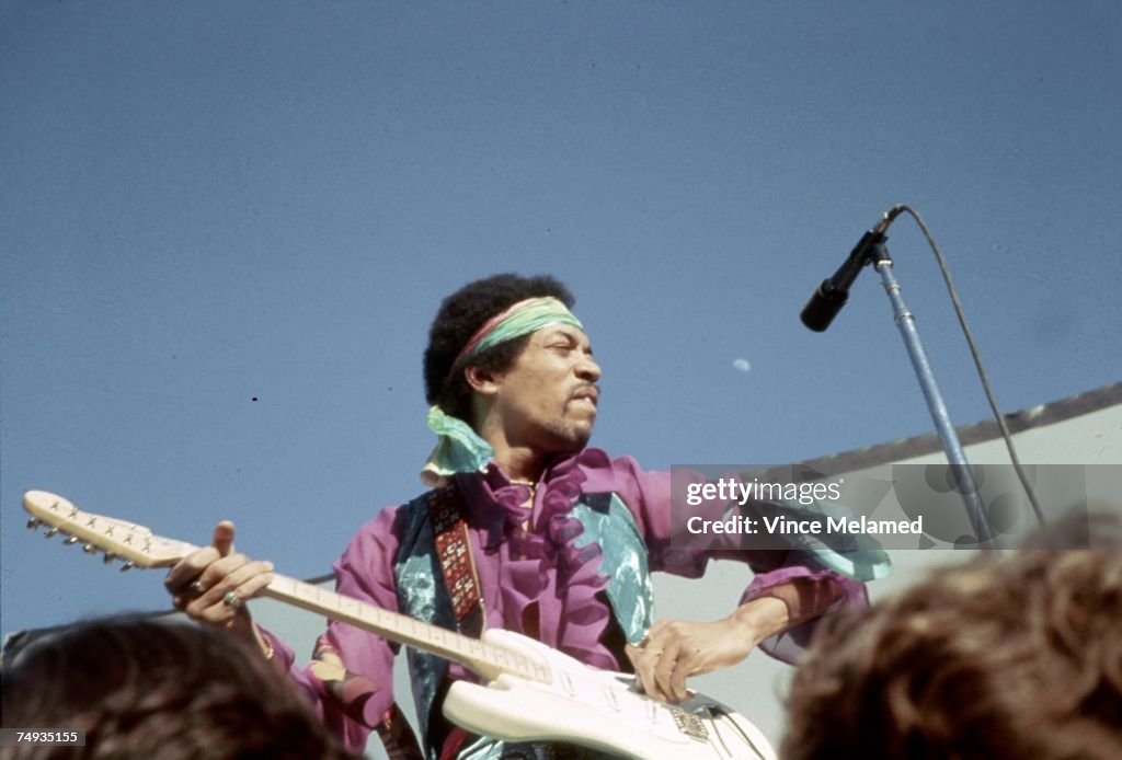 Jimi Hendrix Performing