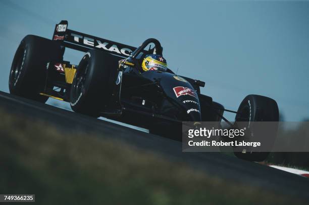 Cristiano da Matta of Brazil drives the Havoline Newman/Haas Racing Lola B01/00 Toyota RV8F during the Championship Auto Racing Teams 2001 FedEx...