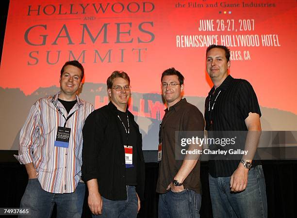 Nick Foster, Chief Studio Officer, Outspark, Lyle Hall, General Manager Heavy Iron Studios/THQ, Gilles Garceau, Director of Animation, Ubisoft, and...