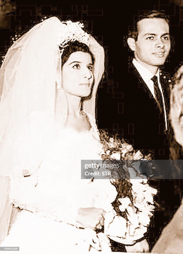 A file photo dated 1966 shows Egyptian b...