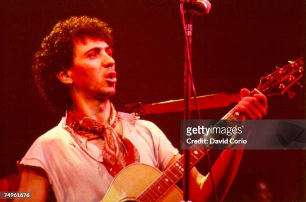 Kevin Rowland of Dexys Midnight Runners performing at The Venue, London in 1982.