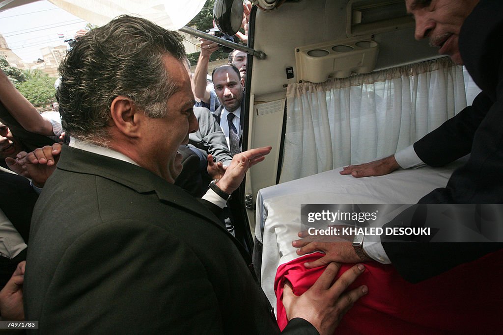 Gamal Marwan son of Egyptian billionaire Ashraf Marwan, reacts in ...