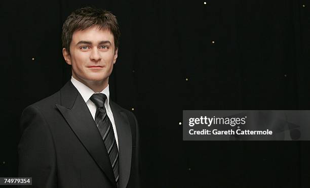 Waxwork of actor Daniel Radcliffe is unveiled at Madame Tussauds on July 2, 2007 in London, England. The actor is famous for playing the character...