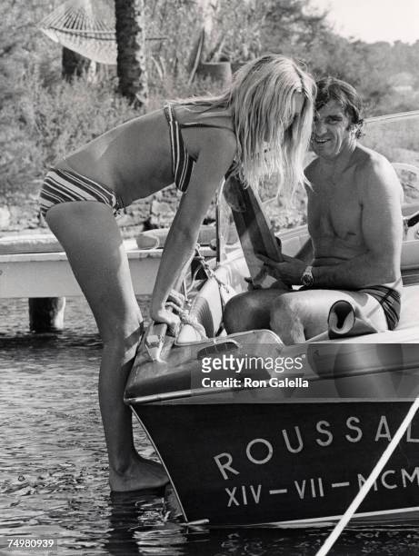 Brigitte Bardot and guest