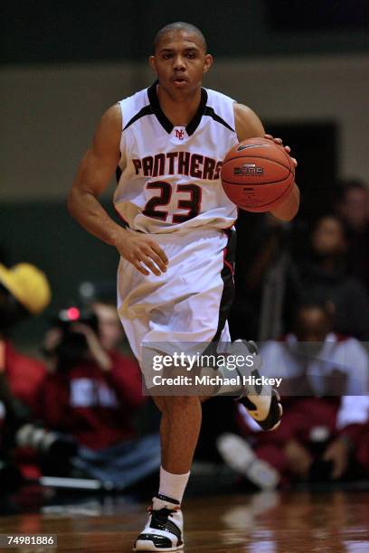 Candidate for national Player of the Year and All American Eric Gordon of North Central High School in Indianapolis, Indiana plays in the Circle City...