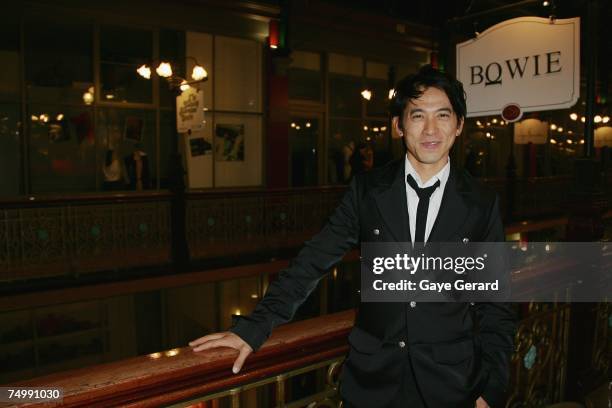 Designer Bowie attends the first birthday of his Australian boutique store Bowie, at the Strand Arcade on July 3, 3007 in Sydney, Australia