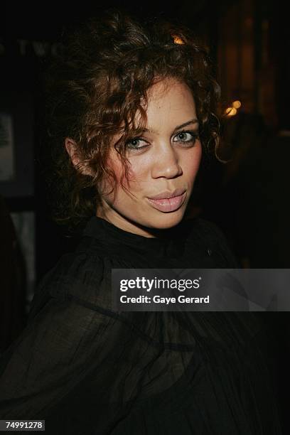 Singer Jade MacRae attends the first birthday of Australian boutique store Bowie, at the Strand Arcade on July 3, 3007 in Sydney, Australia