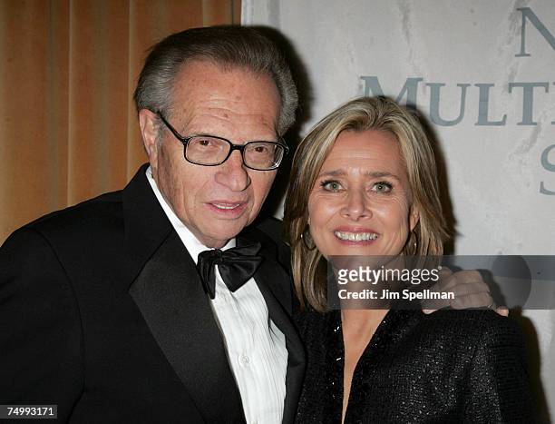Larry King, honoree, and Meredith Vieira