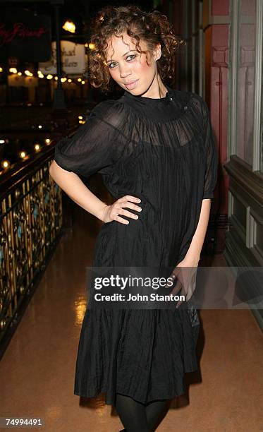 Jade McRae attends the first anniversary party for boutique Bowie at the Strand Arcade July 3, 2007 in Sydney, Australia.