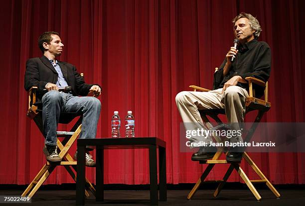 Scott Foundas; Curtis Hanson: arrives at the screening of "The Man Who Shot Liberty Valence" at the 2007 Los Angeles Film Festival in Westwood,...