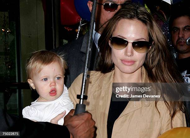 Angelina Jolie and Shiloh