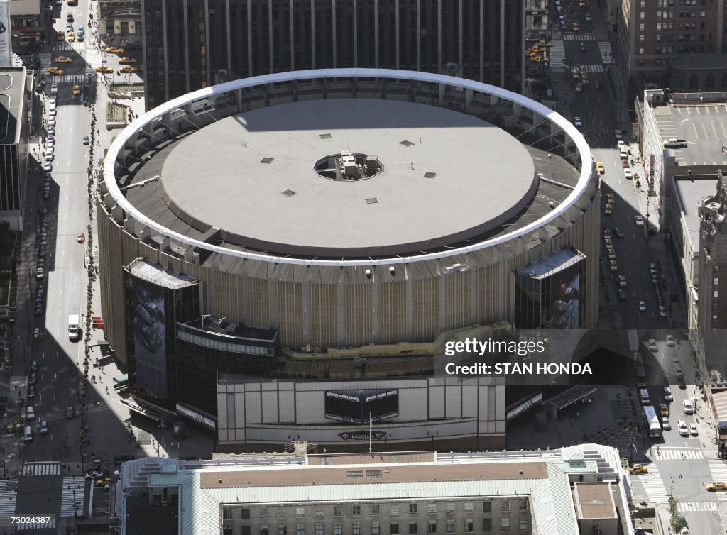 Aerial view of Madison Square Garden, 01...