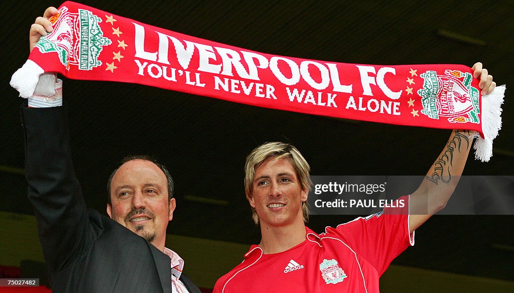 Liverpool football club manager Rafael B...