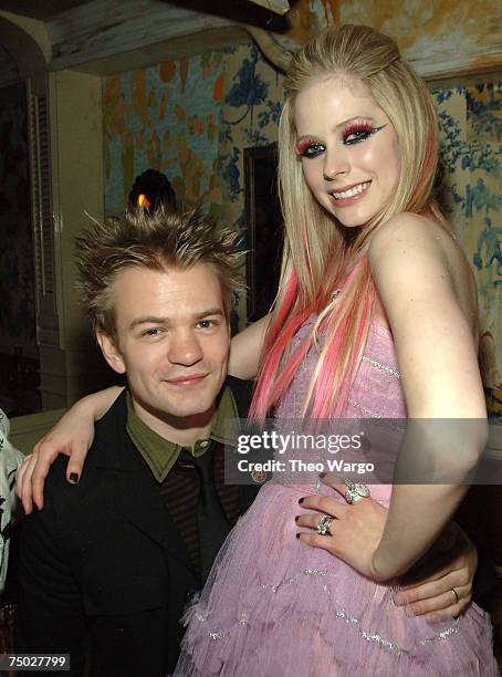 Deryck Whibley and Avril Lavigne