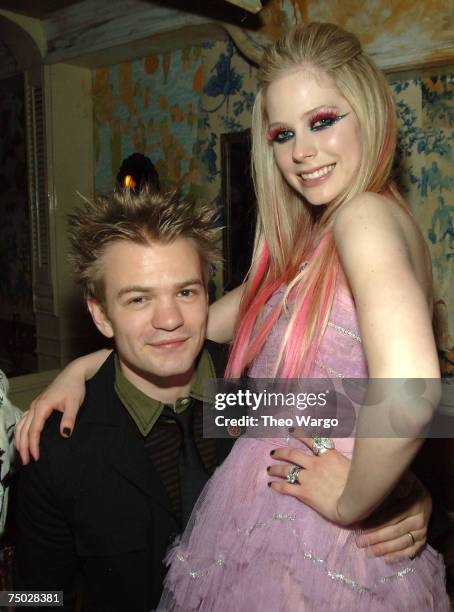 Deryck Whibley and Avril Lavigne