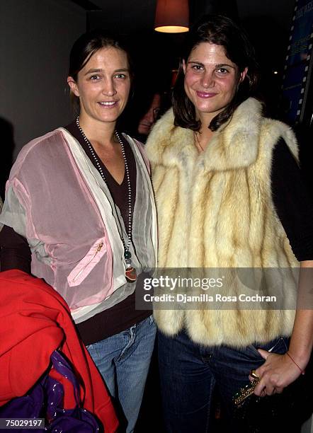 Vanessa von Bismarck and Katrina Pavlos