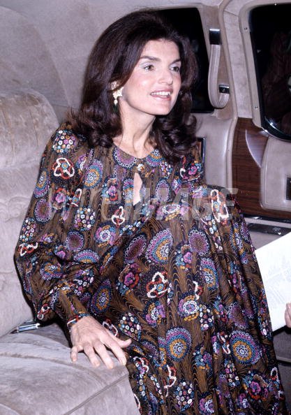 Jacqueline Kennedy Onassis attends the...